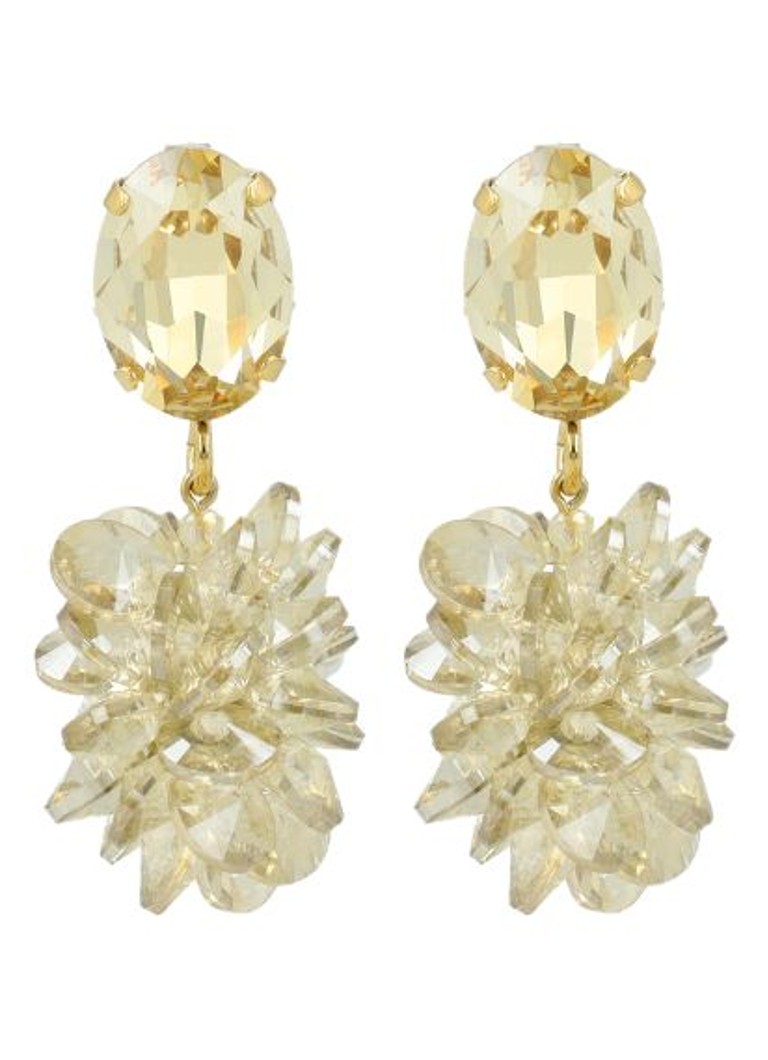 LOTT. Gioielli Dames Thick Oval Crystal Sequins Sam oorstekers