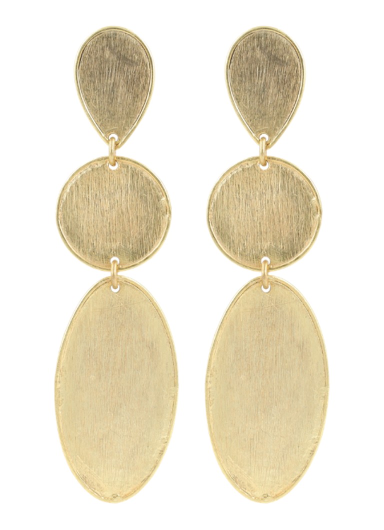 LOTT. Gioielli Dames Stone Shape Oval Triple oorstekers