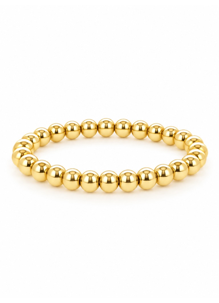 LOTT. Gioielli Dames Chuncky Balls armband verguld in de kleur Goud, maat: M