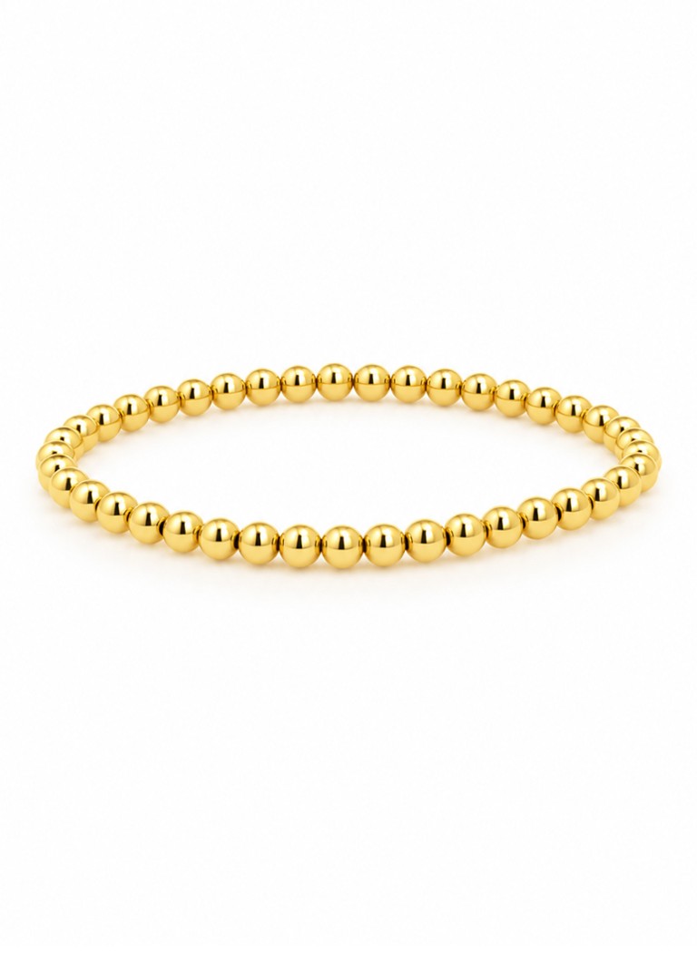 LOTT. Gioielli Dames Chuncky Balls armband verguld in de kleur Goud, maat: XS