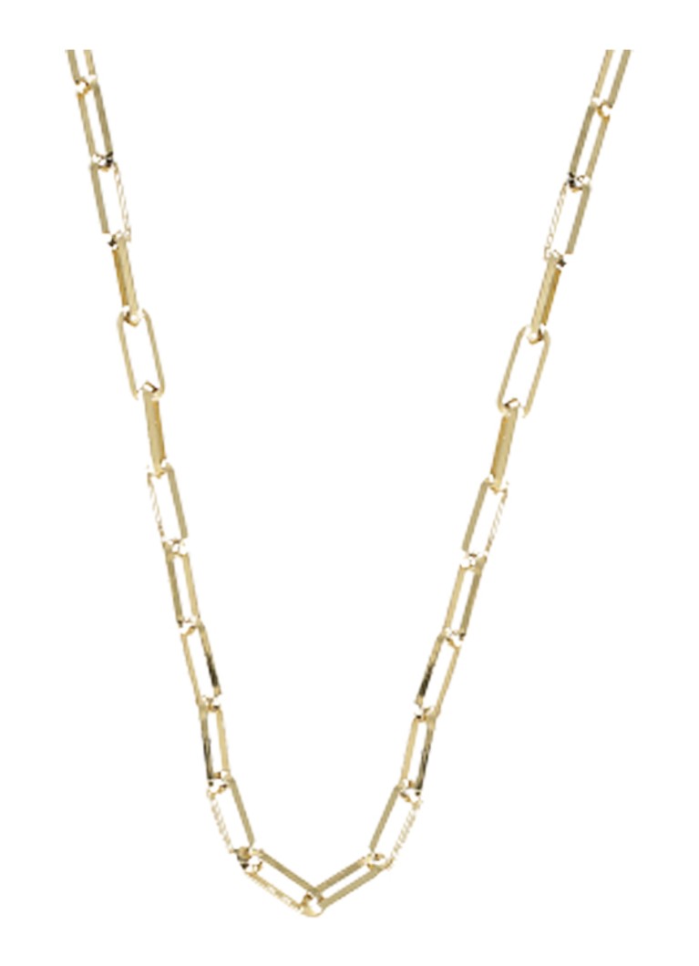 LOTT. Gioielli Dames Closed Forever ketting verguld in de kleur Goud, maat: Medium