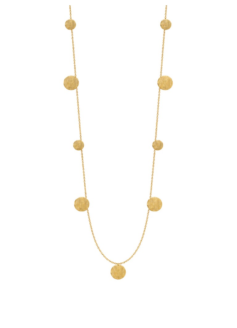 LOTT. Gioielli Dames Irregular Coins ketting verguld in de kleur Goud, maat: OS