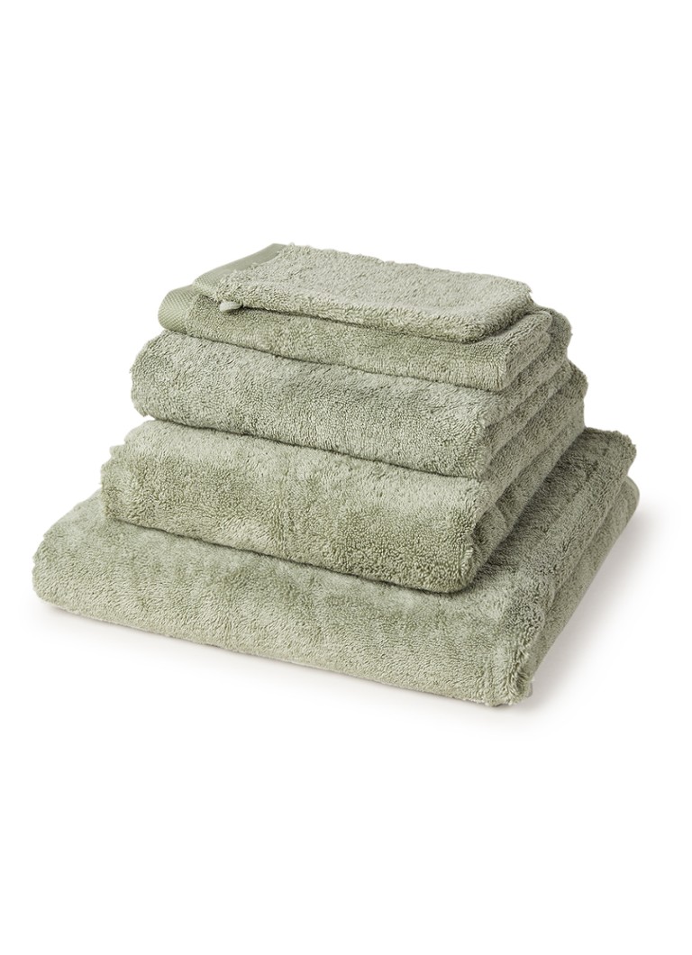 Aquanova London badlaken - 600 gr/m2 - 100 x 150 cm Mosgroen - Deal