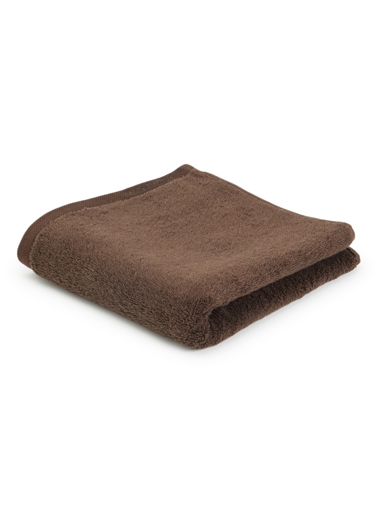 Aquanova London badhanddoek - 600 gr/m² - 55 x 100 cm Donkerbruin - Deal
