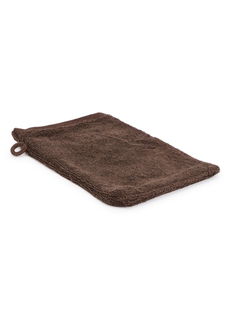 Aquanova London washand - 600 gr/m² - 16 x 22 cm Donkerbruin - Deal