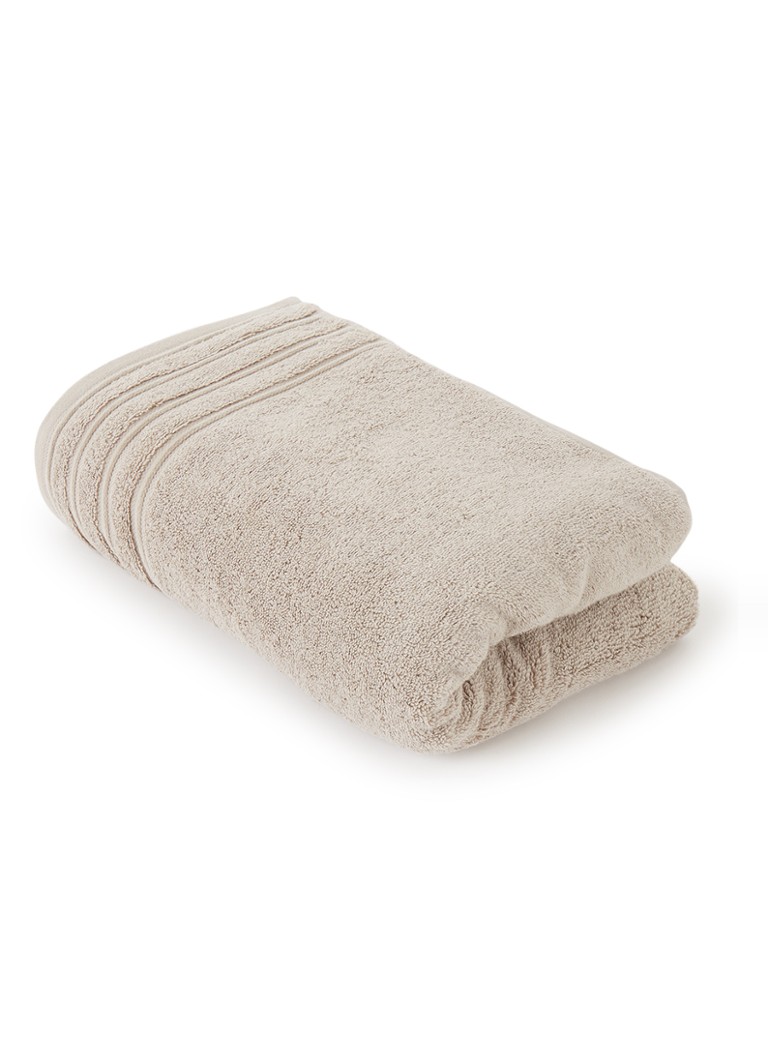 De Bijenkorf Home Evolution badlaken - 580 gr/m2 - 100 x 150 cm Taupe - Deal