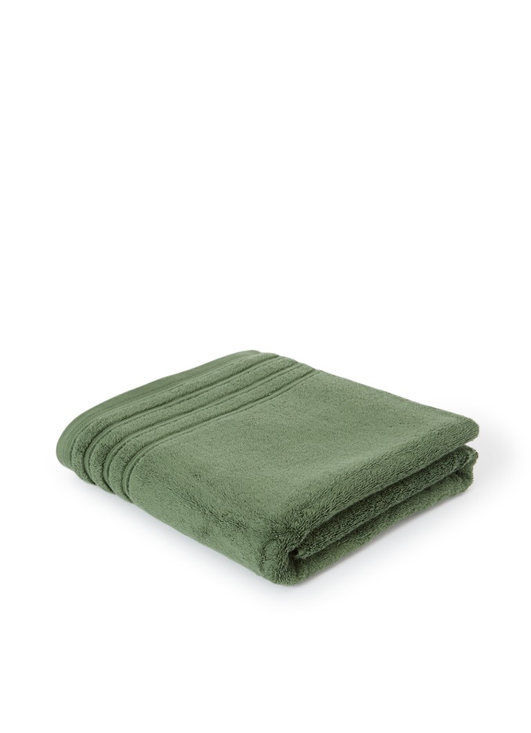 De Bijenkorf Home Evolution badlaken - 580 gr/m2 - 100 x 150 cm Donkergroen - Deal