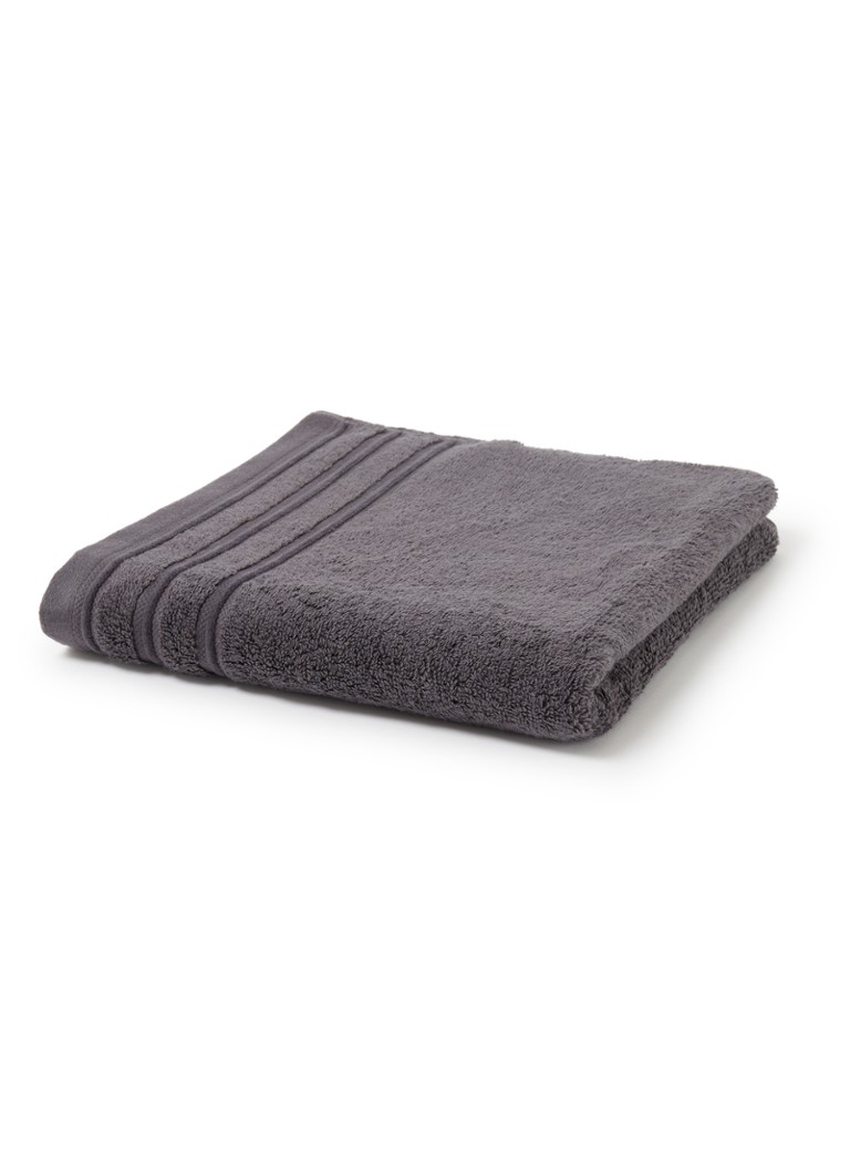 De Bijenkorf Home Evolution badhanddoek - 580 gr/m2 - 60 x 110 cm Antraciet - Deal