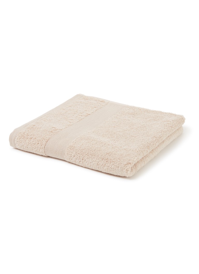 De Bijenkorf Home Softness badhanddoek - 600 gr/m2 - 60 x 110 cm Beige - Deal