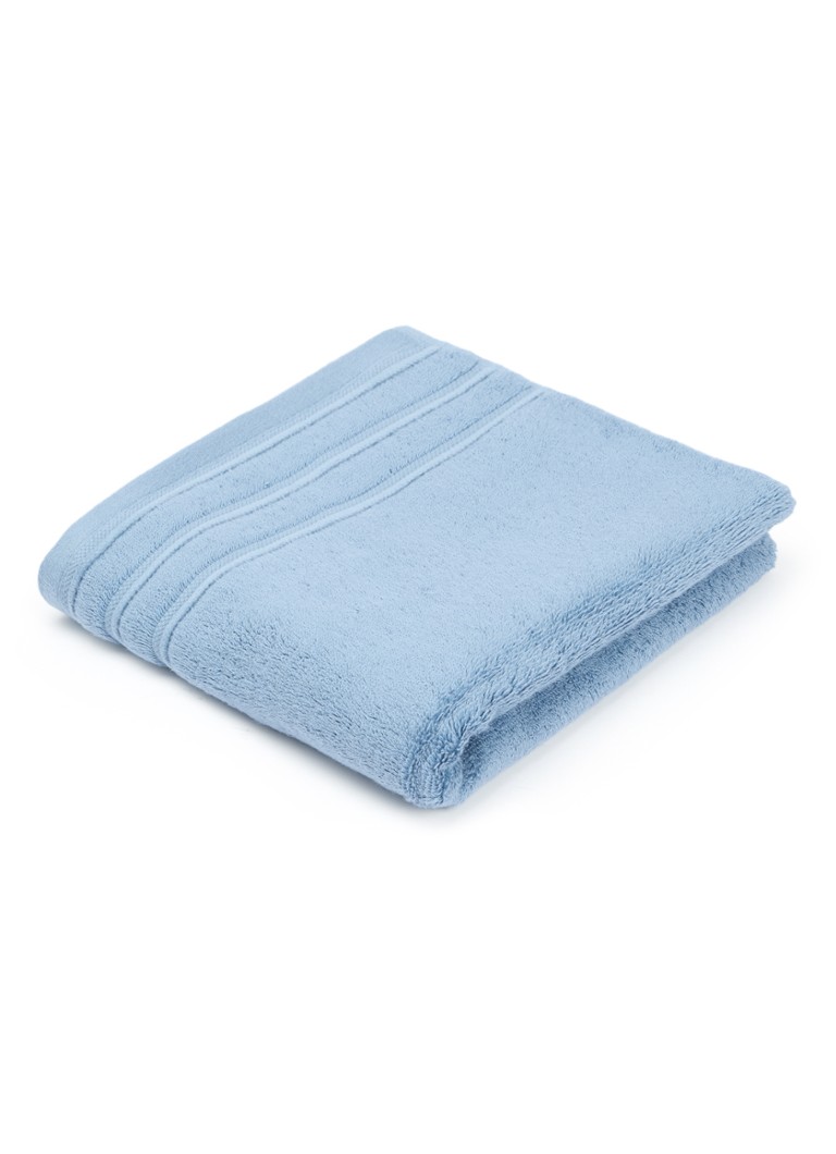 De Bijenkorf Home Evolution badhanddoek - 580 gr/m2 - 60 x 110 cm Lichtblauw - Deal