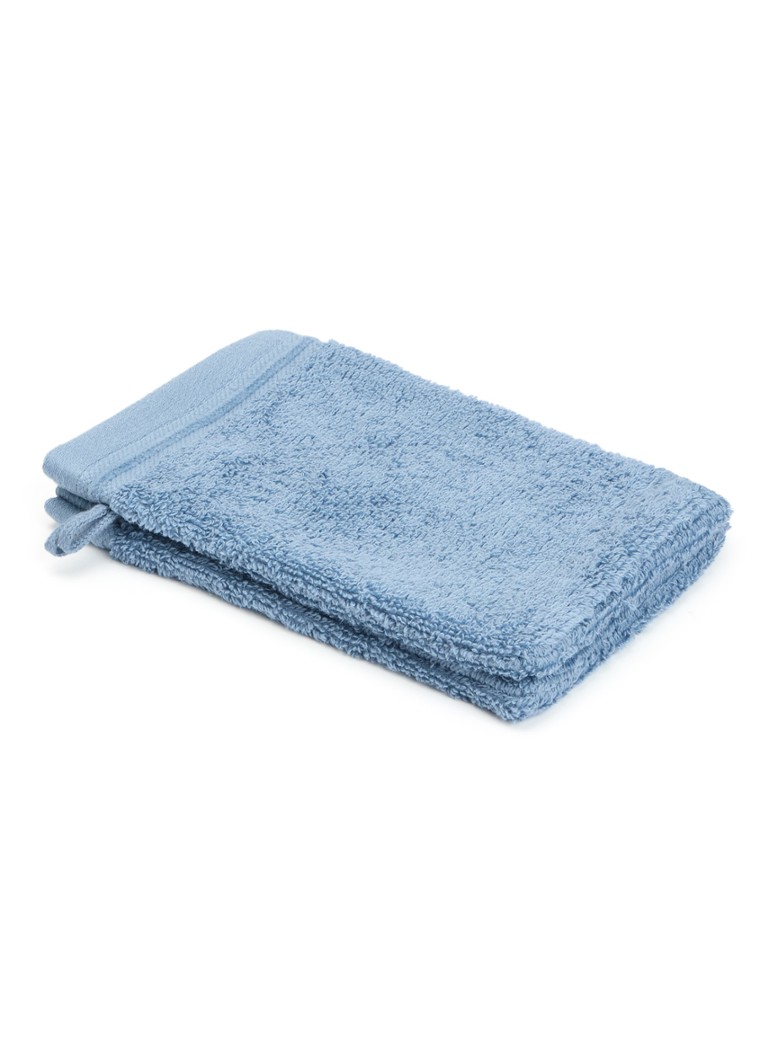 De Bijenkorf Home Evolution washand - 580 gr/m2 - 16 x 21 cm set van 2 Lichtblauw - Deal