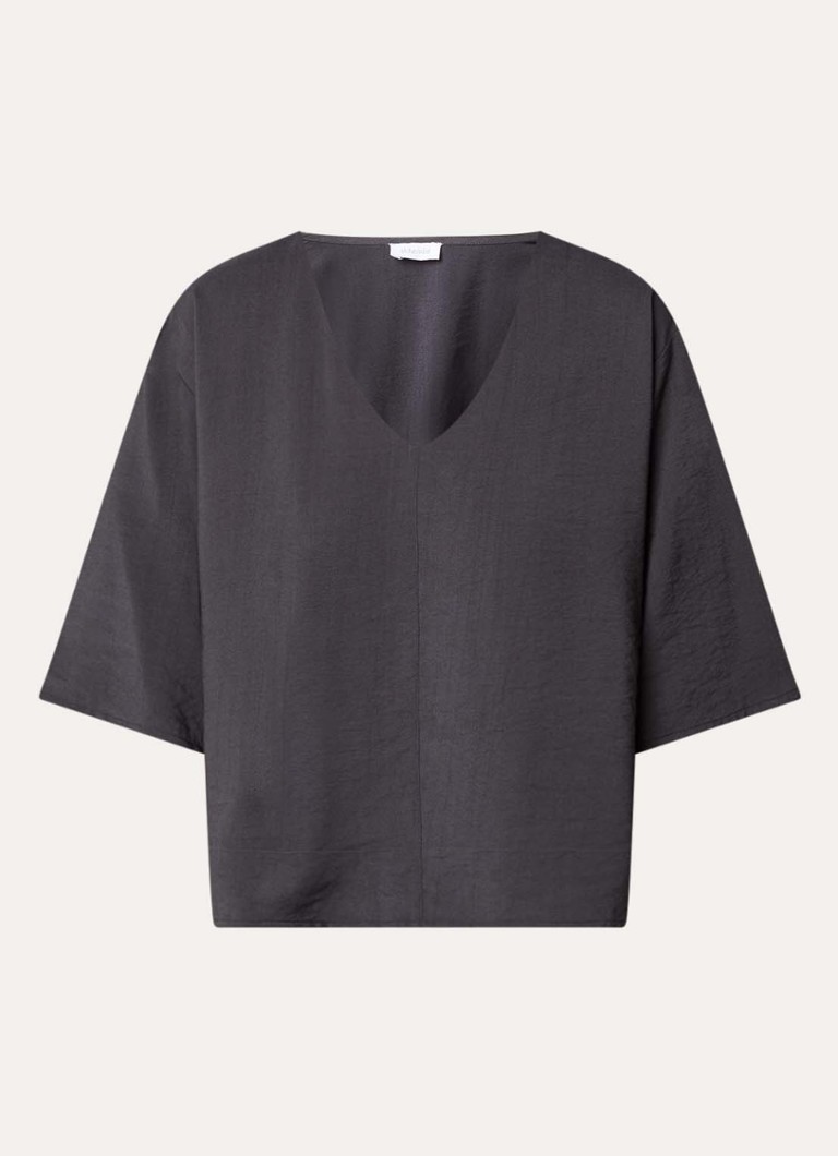 Alchemist Dames Romi T-shirt met V-hals in de kleur Antraciet
