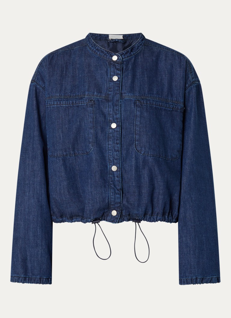 Alchemist Dames Devi blouse van denim met borstzak in de kleur Indigo