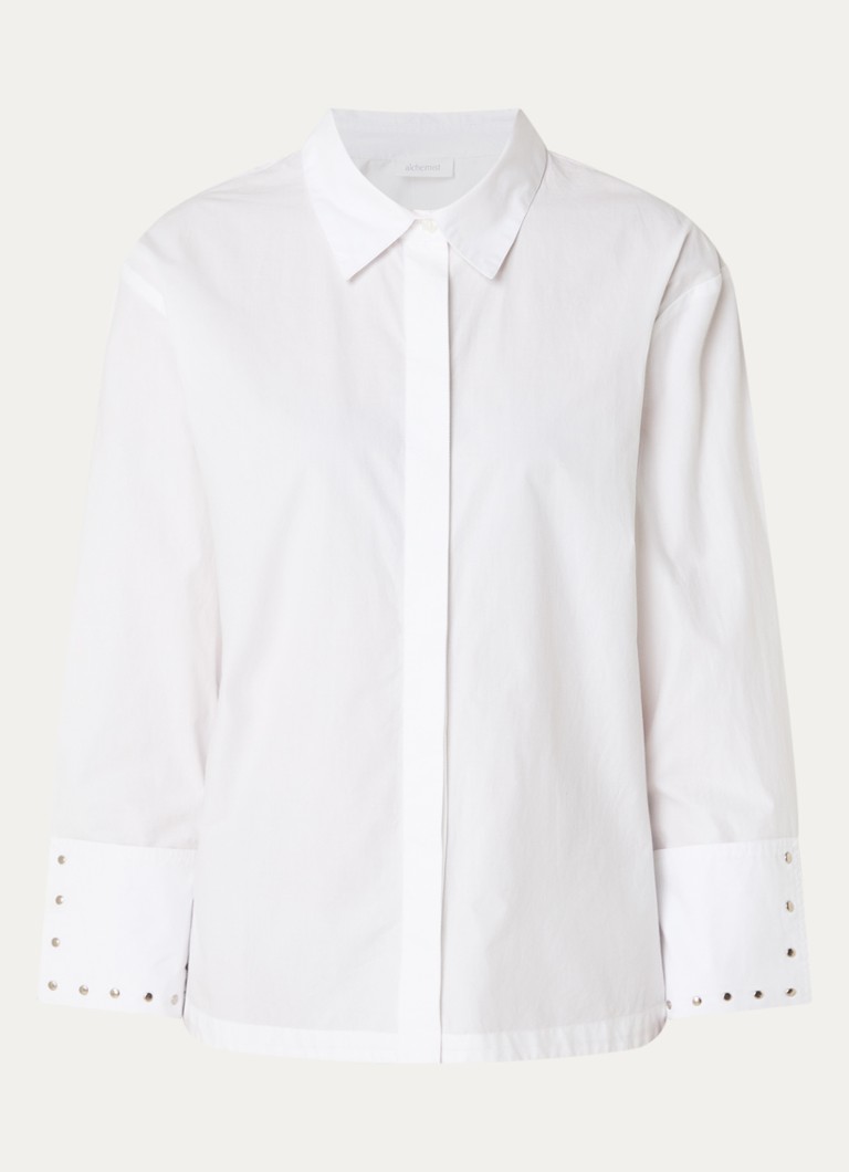 Alchemist Dames Isabel blouse met studs in de kleur Wit