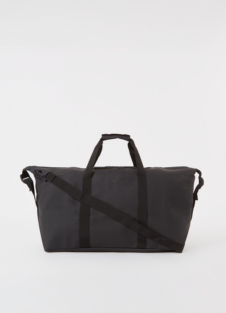 Rains Heren Hilo Large weekendtas met waterafstotende coating in de kleur Antraciet, maat: 48x40x5