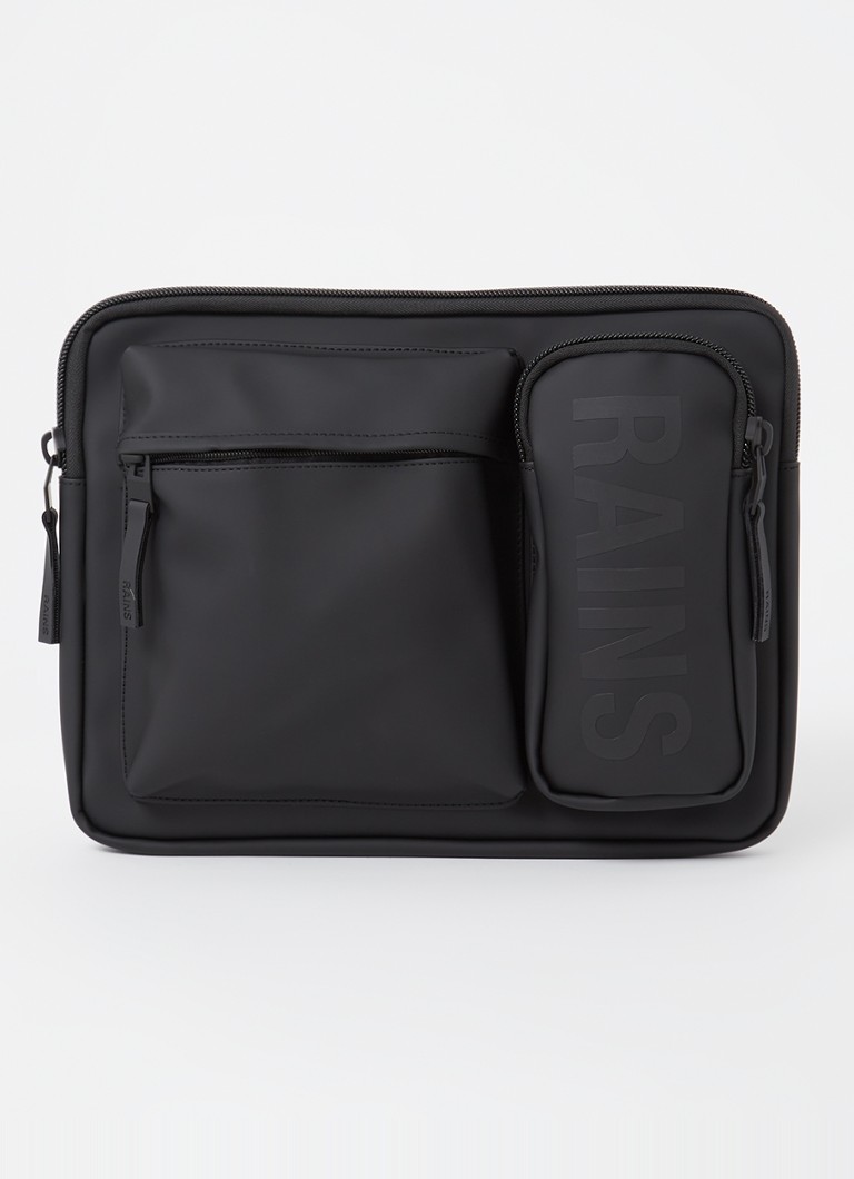 Rains Texel laptophoes 13 en 14 inch Zwart - Deal