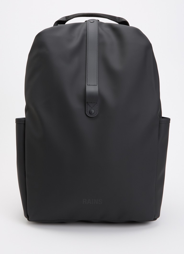 Rains Clip Front rugzak met 14 inch laptopvak en waterafstotende coating Zwart - Deal