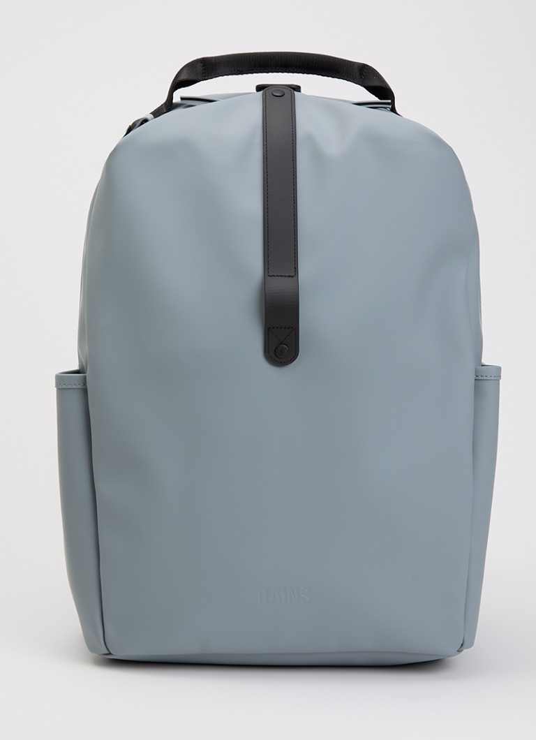 Rains Clip Front rugzak met 14 inch laptopvak en waterafstotende coating Blauwgrijs - Deal