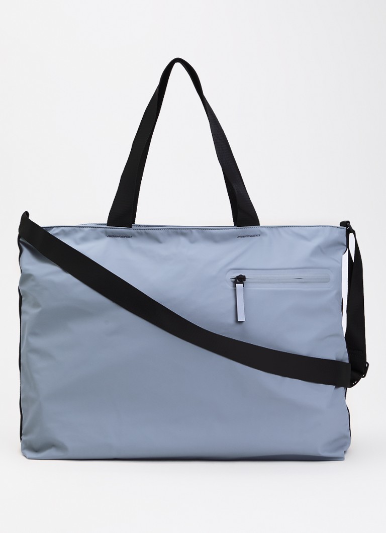 Rains Dames Dash Messenger schoudertas in de kleur Blauwgrijs, maat: 1maat
