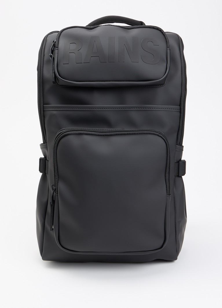 Rains Texel Cargo rugzak met 16 inch laptopvak en waterafstotende coating Zwart - Deal