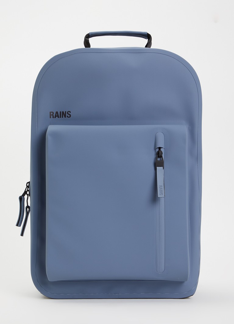 Rains Deepwater rugzak met 15 inch laptopvak en waterdichte coating Blauwgrijs - Deal