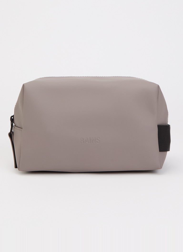 Rains Wash Bag Small toilettas met waterafstotende coating Taupe - Deal