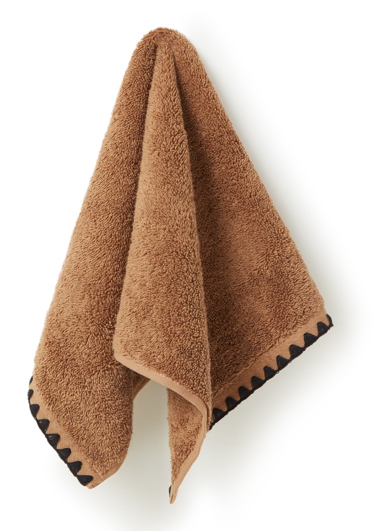 Haomy Issey keukendoek van katoen 30 x 50 cm Cognac - Deal