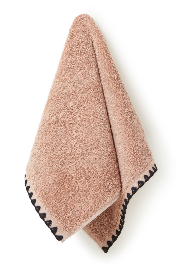 Haomy Issey keukendoek van katoen 30 x 50 cm Lichtroze - Deal