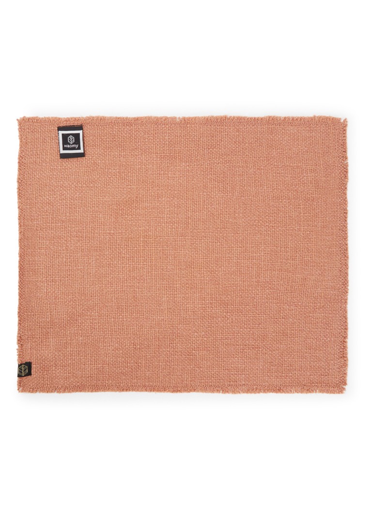 Haomy California placemat 35 x 45 cm Zalmroze - Deal