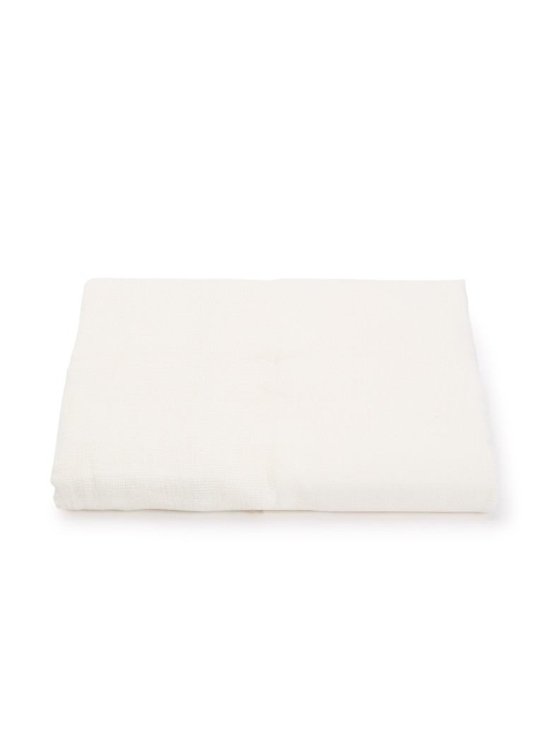 Haomy Pise tafelkleed van linnen 170 x 250 cm Wit - Deal
