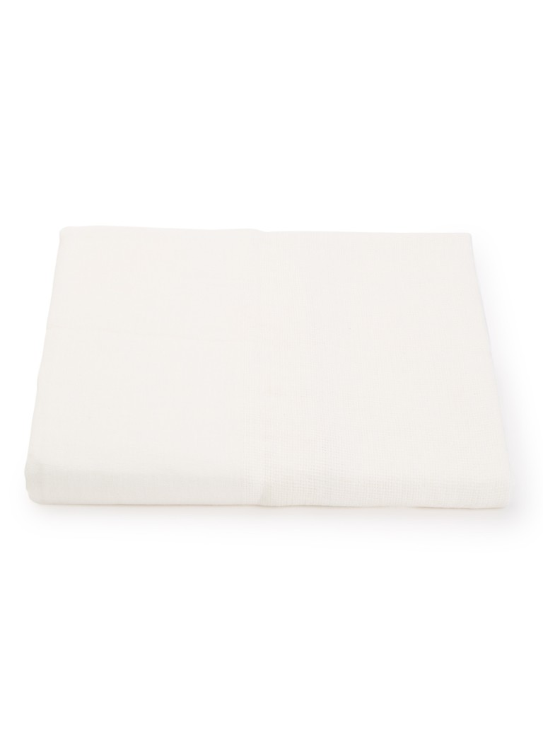 Haomy Pise tafelkleed van linnen 170 x 300 cm Wit - Deal