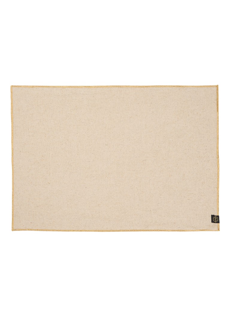 Haomy Verone placemat 35 x 45 cm Beige - Deal