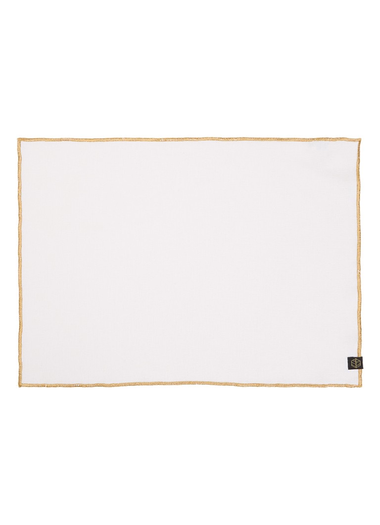 Haomy Verone placemat 35 x 45 cm Wit - Deal