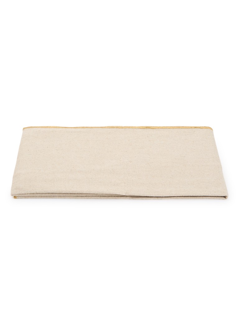 Haomy Verone tafelloper 48 x 160 cm Beige - Deal