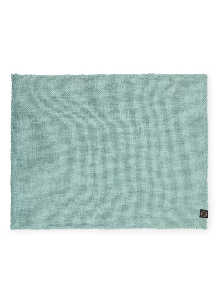 Haomy California placemat 36 x 48 cm Zeegroen - Deal