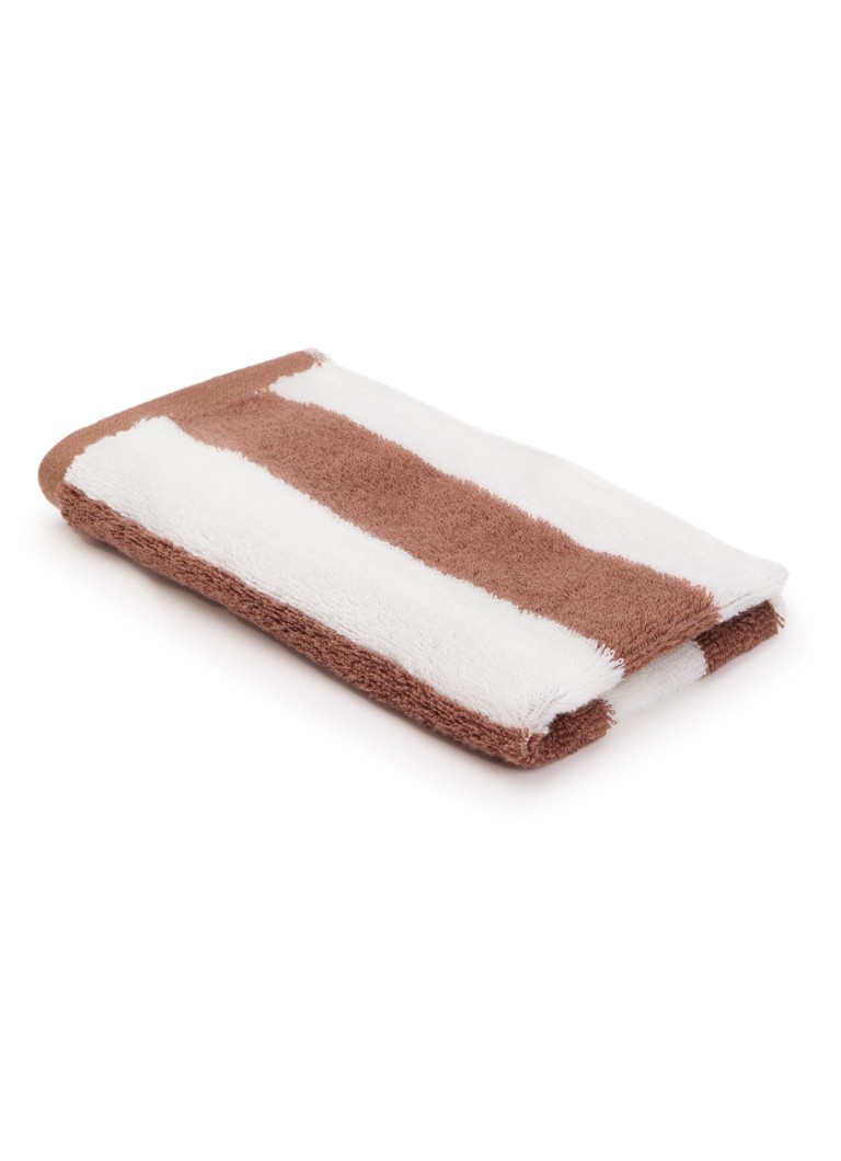 Haomy Santorini mini gastendoek 30 x 50 cm Roestbruin - Deal