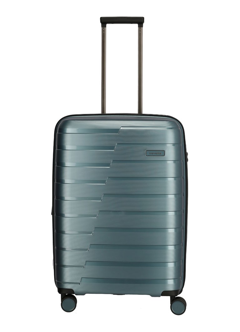 Travelite koffer Air Base 4 Wiel trolley 67 cm Staalblauw - Deal