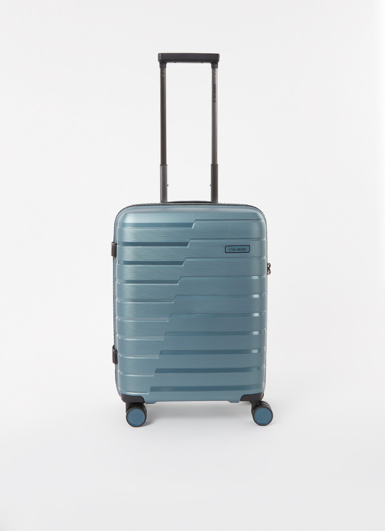 Travelite koffer Air Base 4 Wiel trolley 55 cm Blauwgrijs - Deal