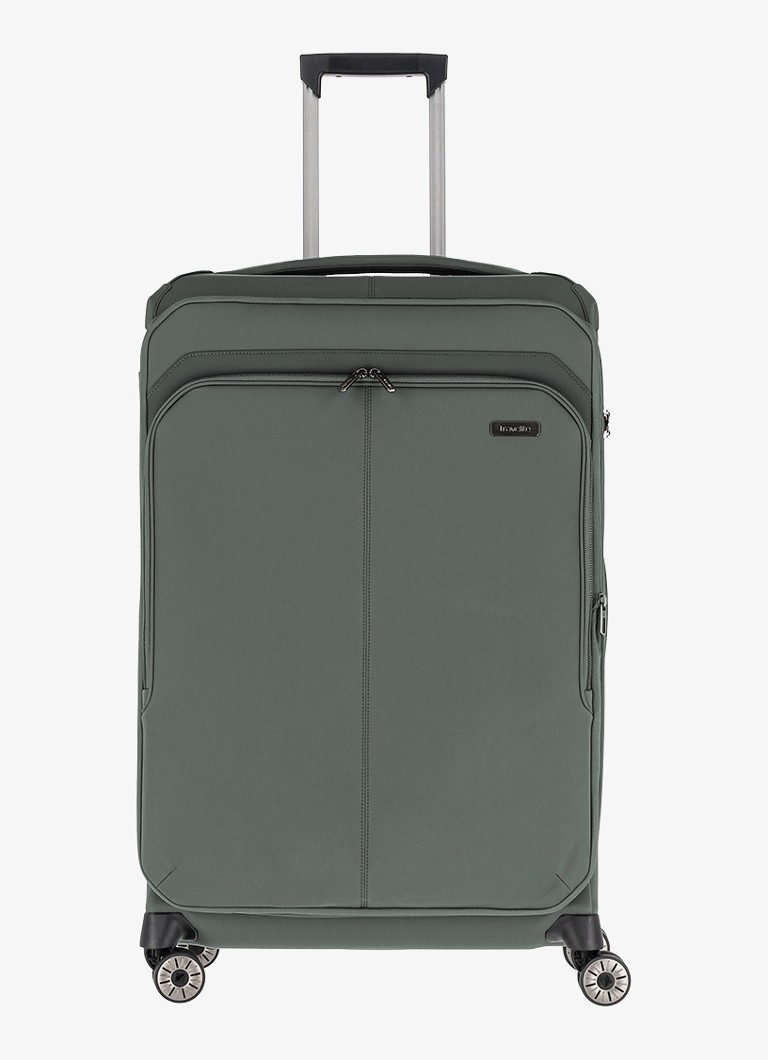 Travelite koffer Priima L vergrootbare spinner 79 cm Olijfgroen - Deal