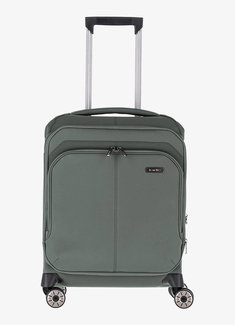 Travelite koffer Priima S vergrootbare spinner 55 cm Olijfgroen - Deal
