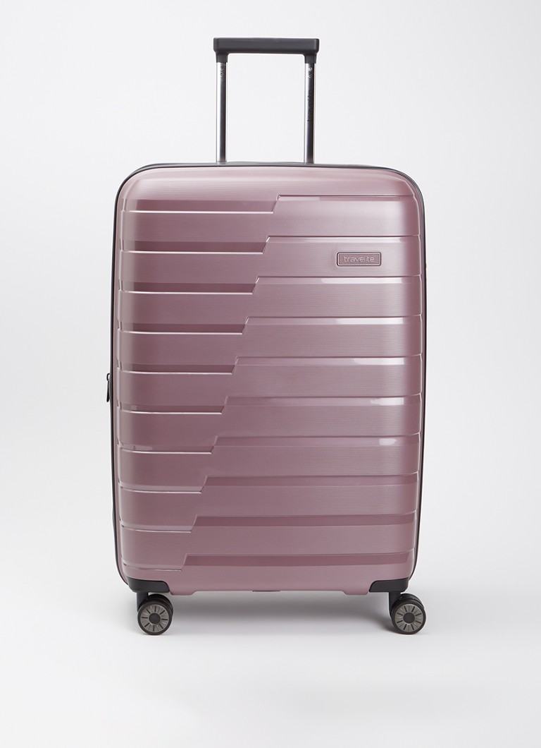 Travelite koffer Air Base M vergrootbare spinner 67 cm Lila - Deal