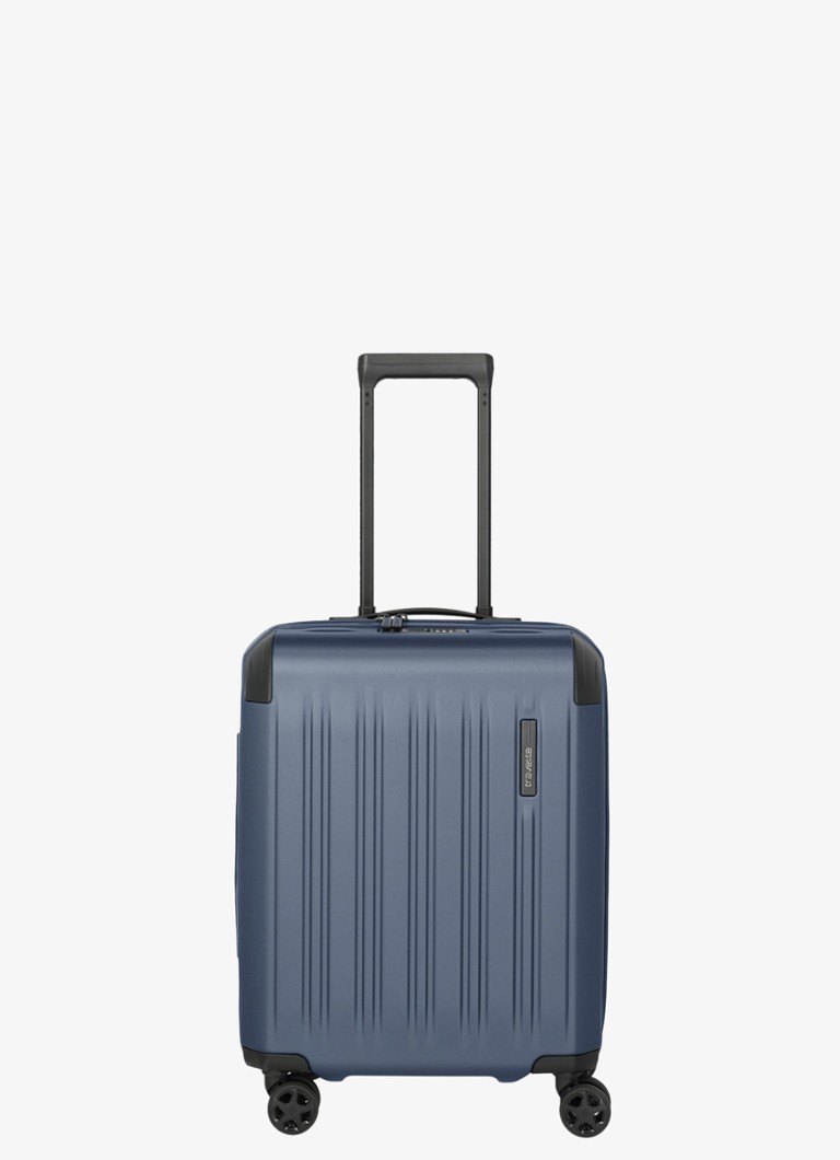 Travelite koffer Dynamiic S vergrootbare spinner 55 cm Blauw - Deal