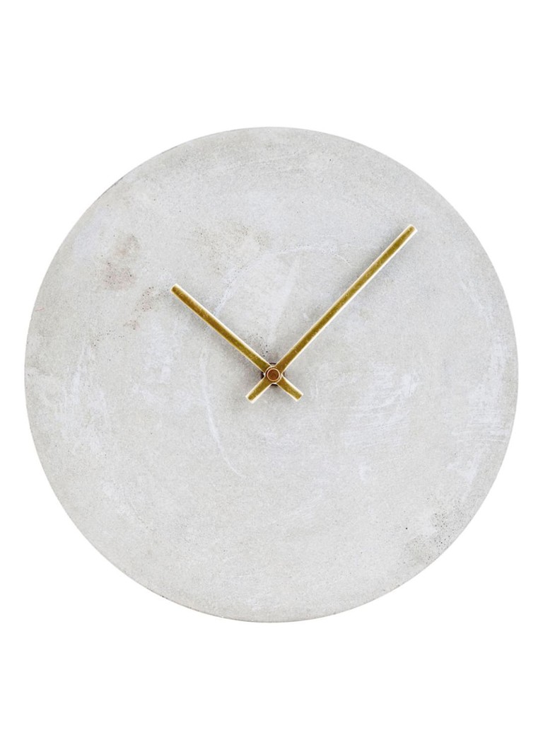 House Doctor Watch Concrete wandklok Lichtgrijs - Deal