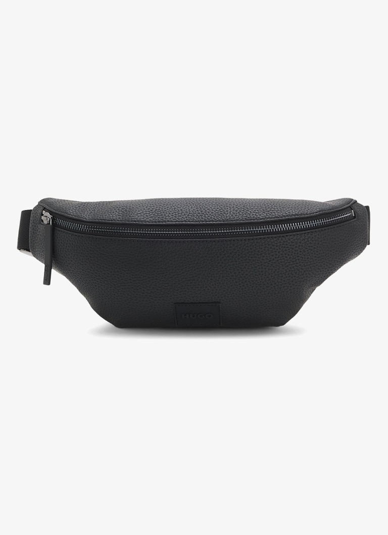 HUGO Heren Heuptas met logo in de kleur Black-002 / Zwart