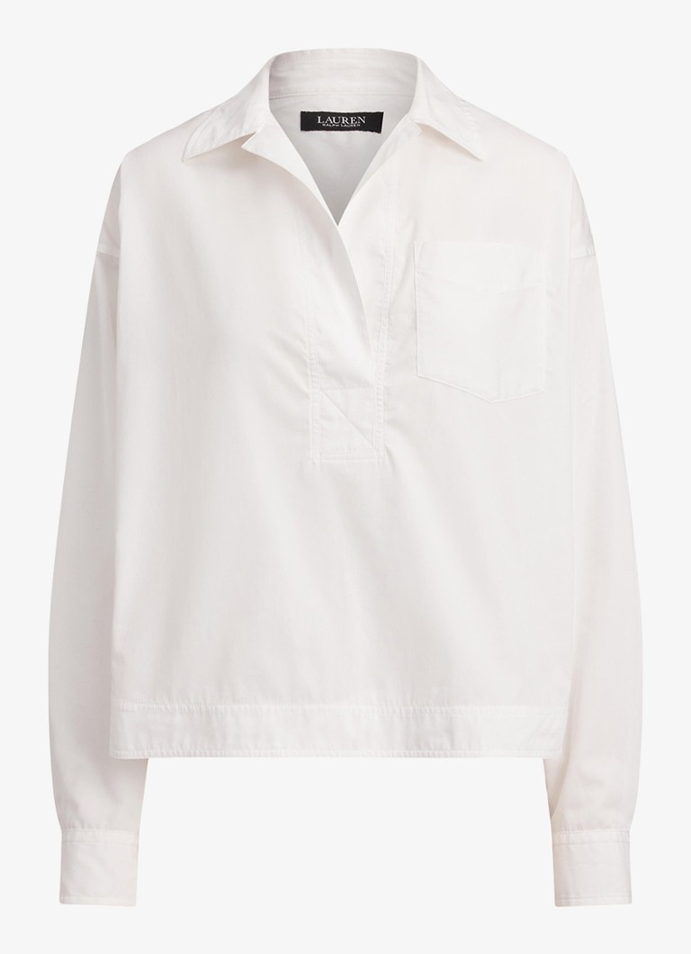 Ralph Lauren Dames Tuniek met borstzak in de kleur Wit