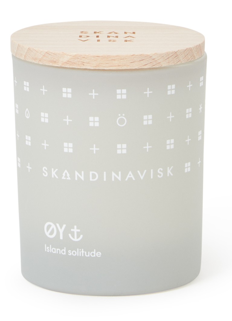 Skandinavisk ØY mini geurkaars 65 gram Lichtblauw - Deal