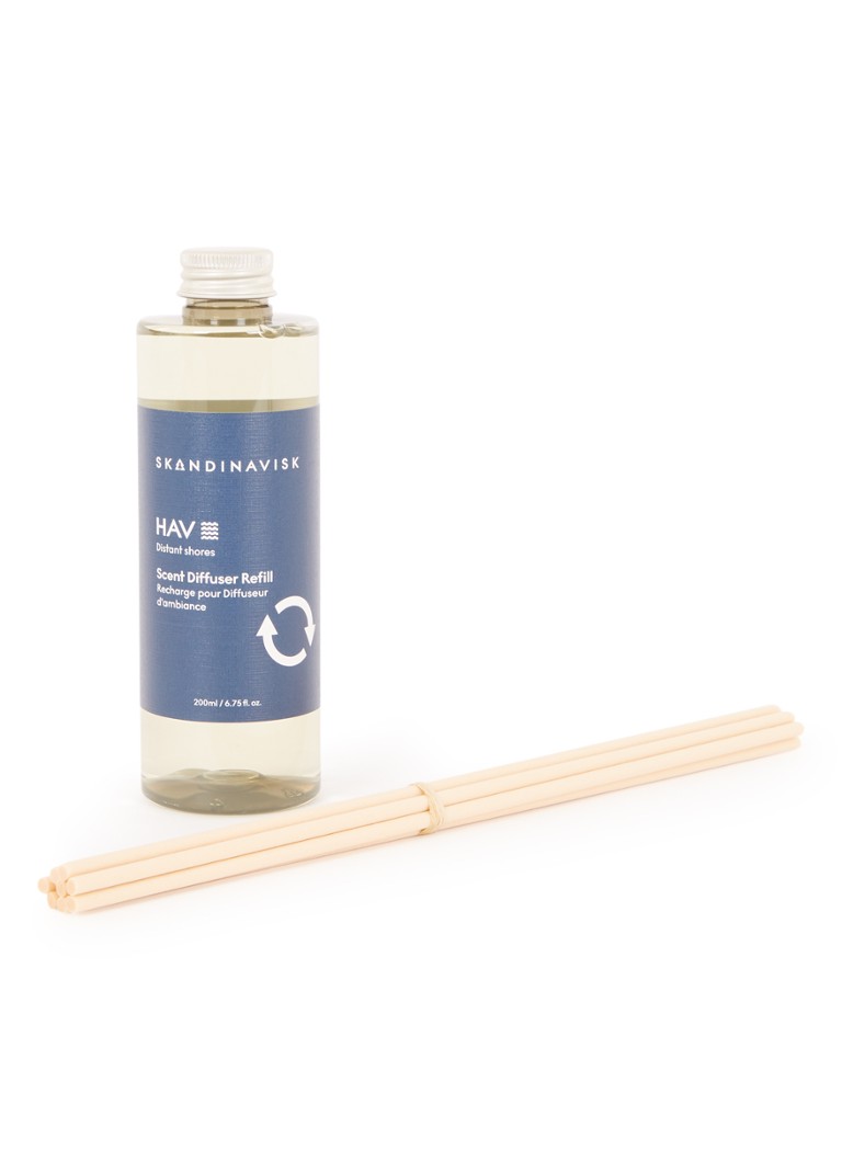 Skandinavisk HAV navulling voor geurstokjes 200 ml Donkerblauw - Deal