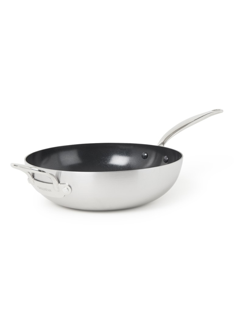 GreenPan Barcelona wokpan Ø30 cm Zilver - Deal