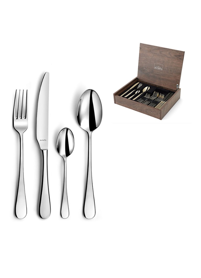 Amefa Venus bestekset 24-delig Zilver - Deal