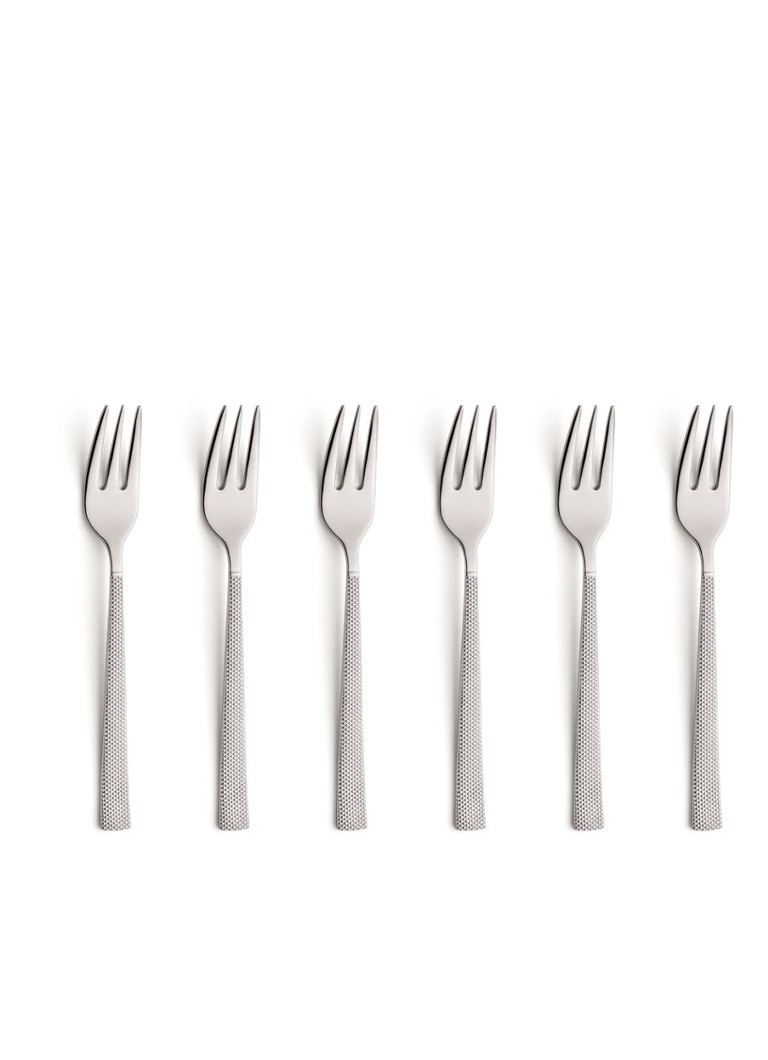 Amefa Jewel gebaksvork set van 6 Zilver - Deal